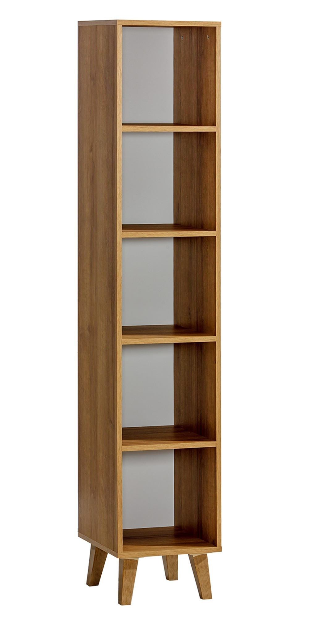 BÜCHERREGAL FIABA 35/180,8/38 cm Wohnzimmerregal Hochschrank Regal Anthrazit - Anthrazit, Holzwerkstoff (35/180.8/38cm) - MASSENO