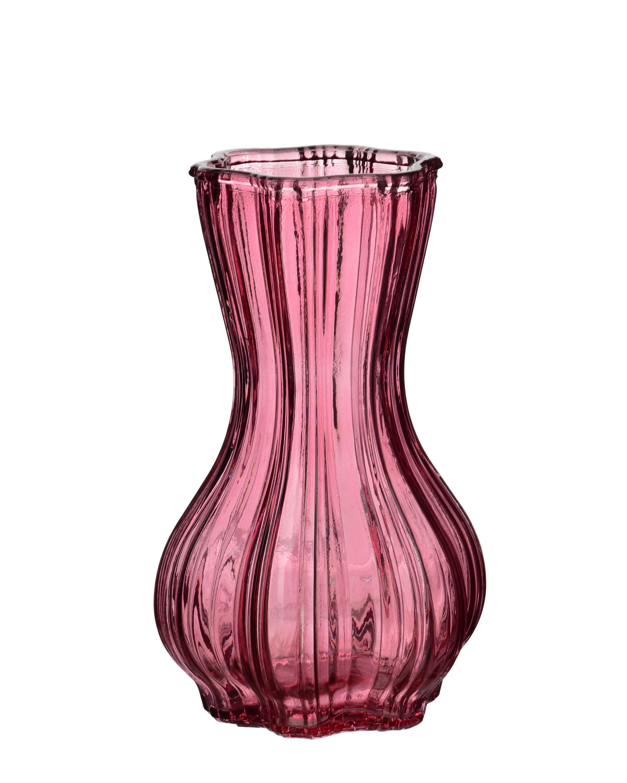 VASE Serenite Rosa Glas - Rosa, Glas (21cm) - Mondex