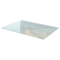 SKLENĚNÁ PODLOŽKA pod kamna 60x40 cm – mléčné sklo - průhledná, sklo (60/40/0.4cm) - TULUP