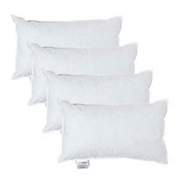 FÜLLKISSEN 4er-Set, Federkissen 30/50 cm - Weiß, Textil (30/50cm) - Homescapes