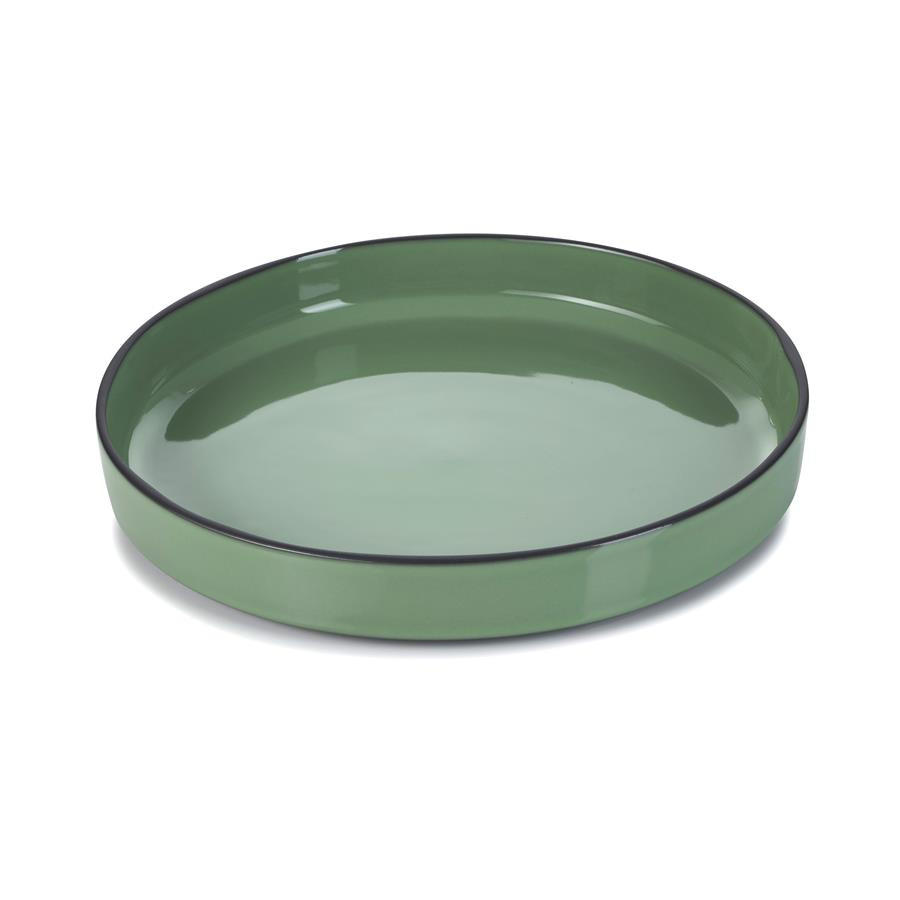 SCHALE / COUPTELLER CARACTERE 23 cm Minze - Mintgrün, Keramik (23cm) - Revol Porcelaine France