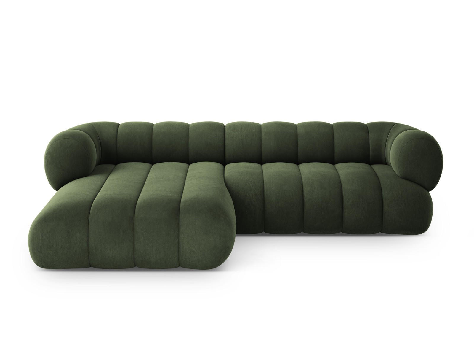 Cosmopolitan Design Ecksofa Grün 270x165 cm