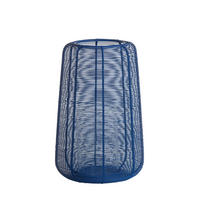 WINDLICHT Adeta Blau Ø19,5/30 cm - Blau, Metall (19.5/30/19.5cm) - Light & Living
