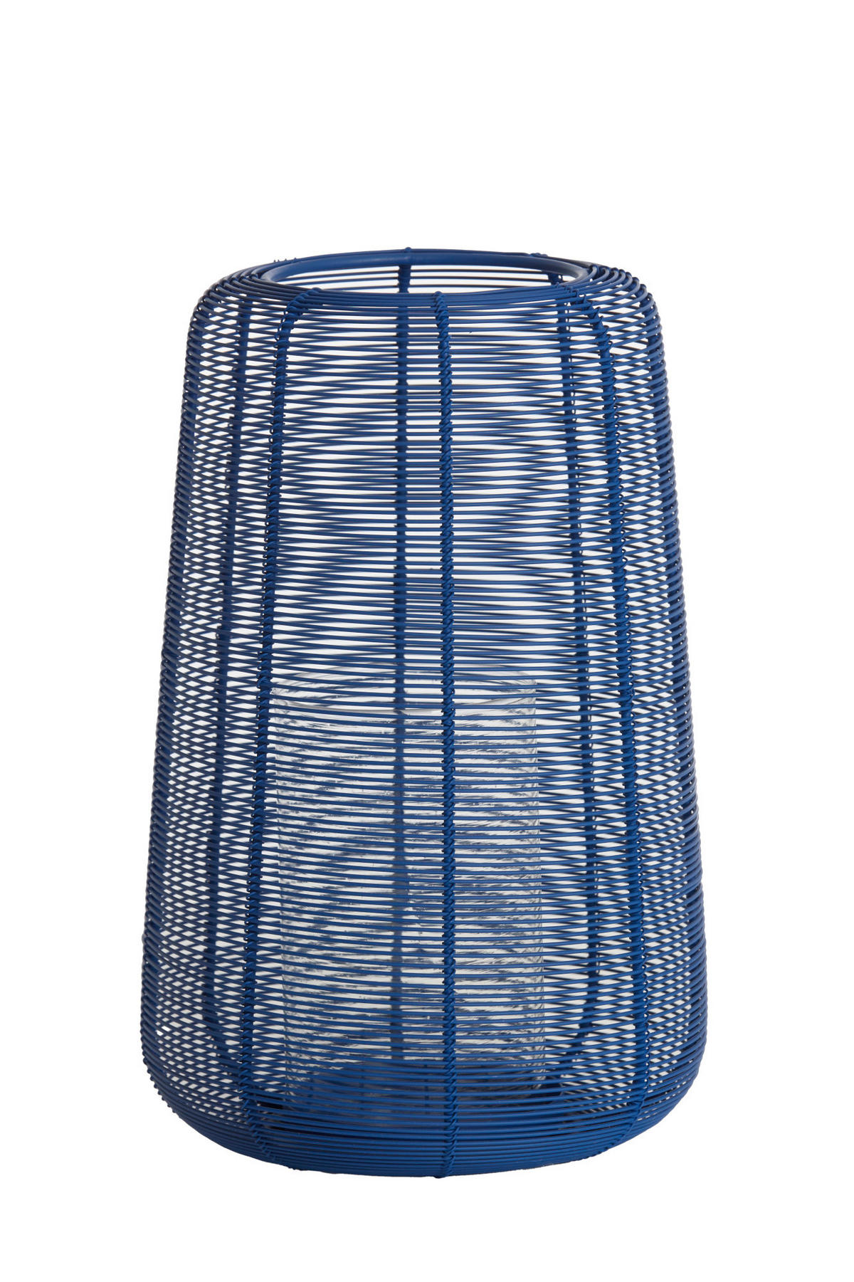 WINDLICHT Adeta Blau Ø19,5/30 cm - Blau, Metall (19.5/30/19.5cm) - Light & Living