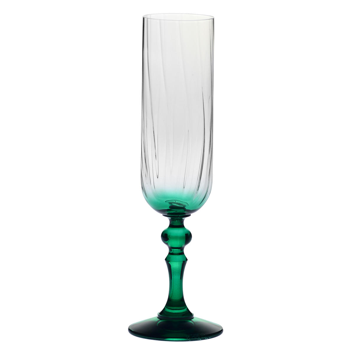 SEKTGLÄSER, 2er-Set, 200 ml - Pastellgrün, Glas (0.2L) - Krosno Glass
