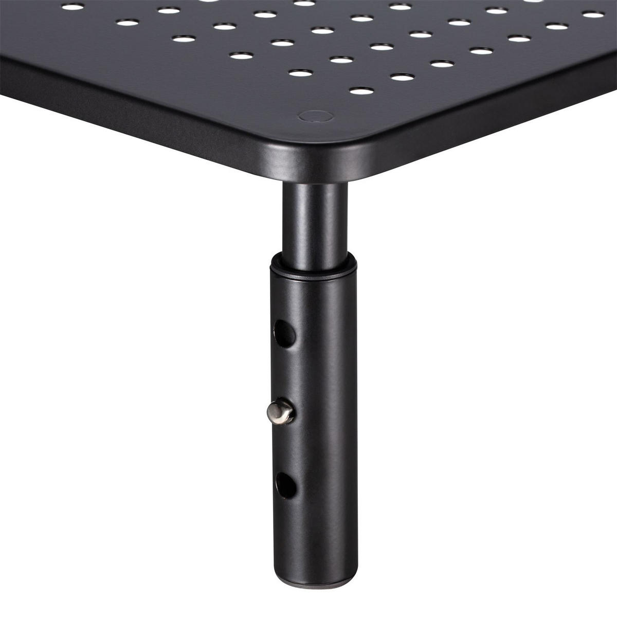MONITORSTÄNDER HYDE - Schwarz, Metall (23/37/12cm) - CARO-Möbel