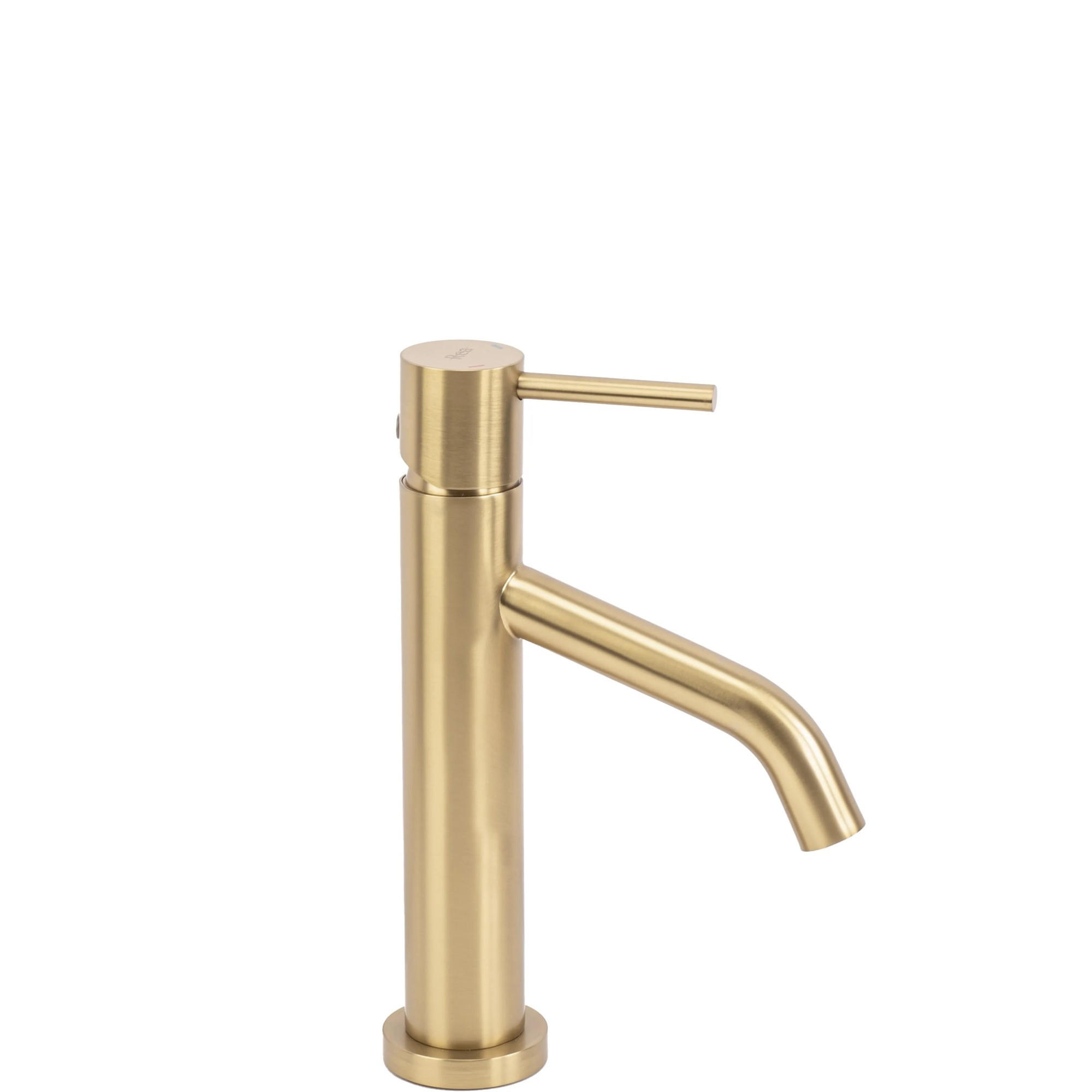 WASCHBECKENARMATUR Rea Level Brush Gold - Goldfarben, Metall (5/21.5/15.5cm) - REA