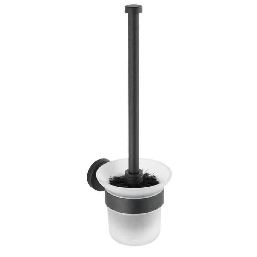 WC-BÜRSTE Bosio 14/10/35 cm - Schwarz, Metall (10/35/14cm) - Wenko