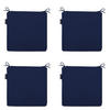 SITZKISSEN Panama 40/40 cm 4er-Set - Dunkelblau, Textil (40/4/40cm) - Madison