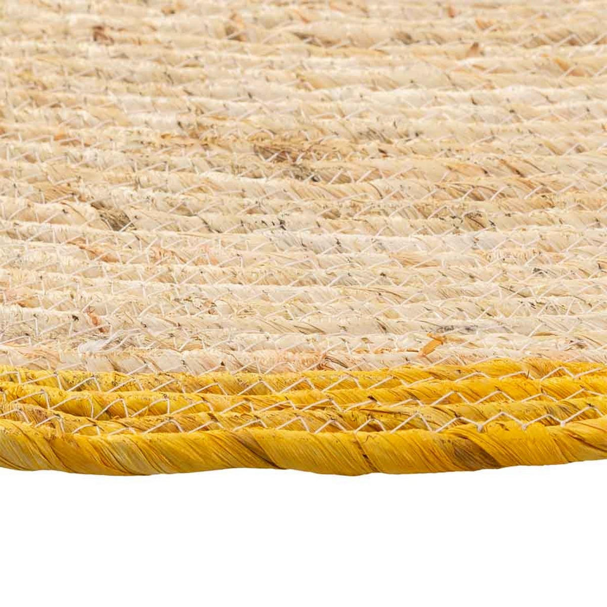 JUTETEPPICH rund, braun, D120x1 cm - Gelb/Naturfarben, Naturmaterialien (120/120cm) - Wanderlust