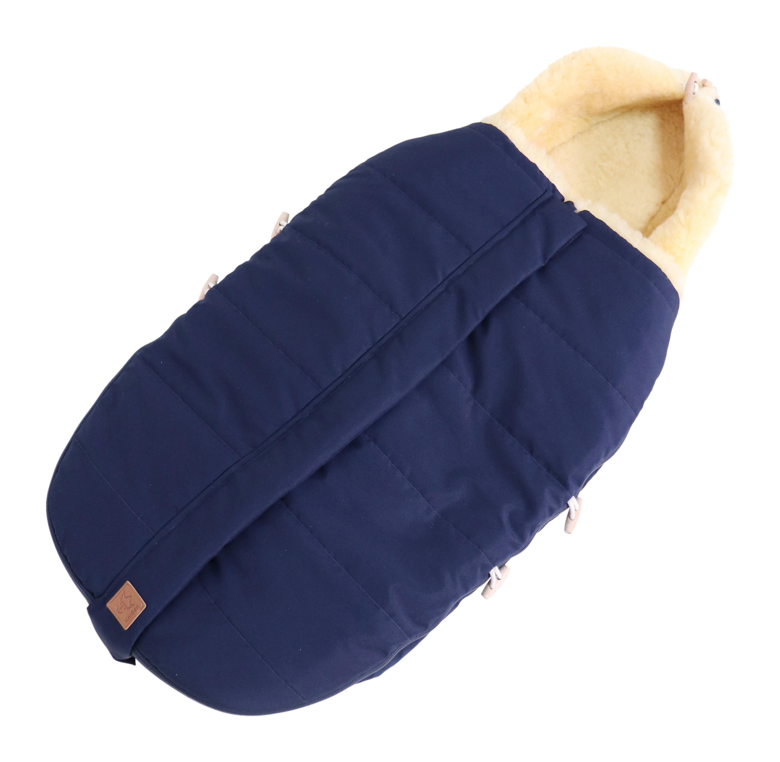LAMMFELL-FUSSSACK Allex, navy - Blau, Fell (48/105cm) - Kaiserbaby