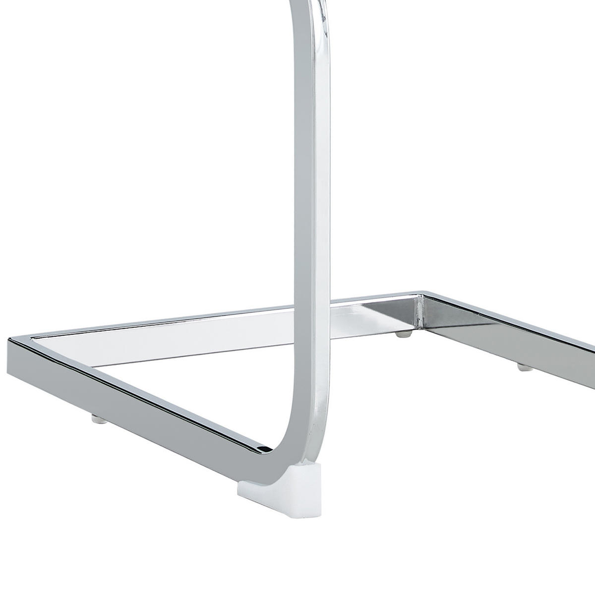STUHL ergonomisch Metall Grau 4er-Set - Grau, Metall (42/95/48.1cm) - Meubliv