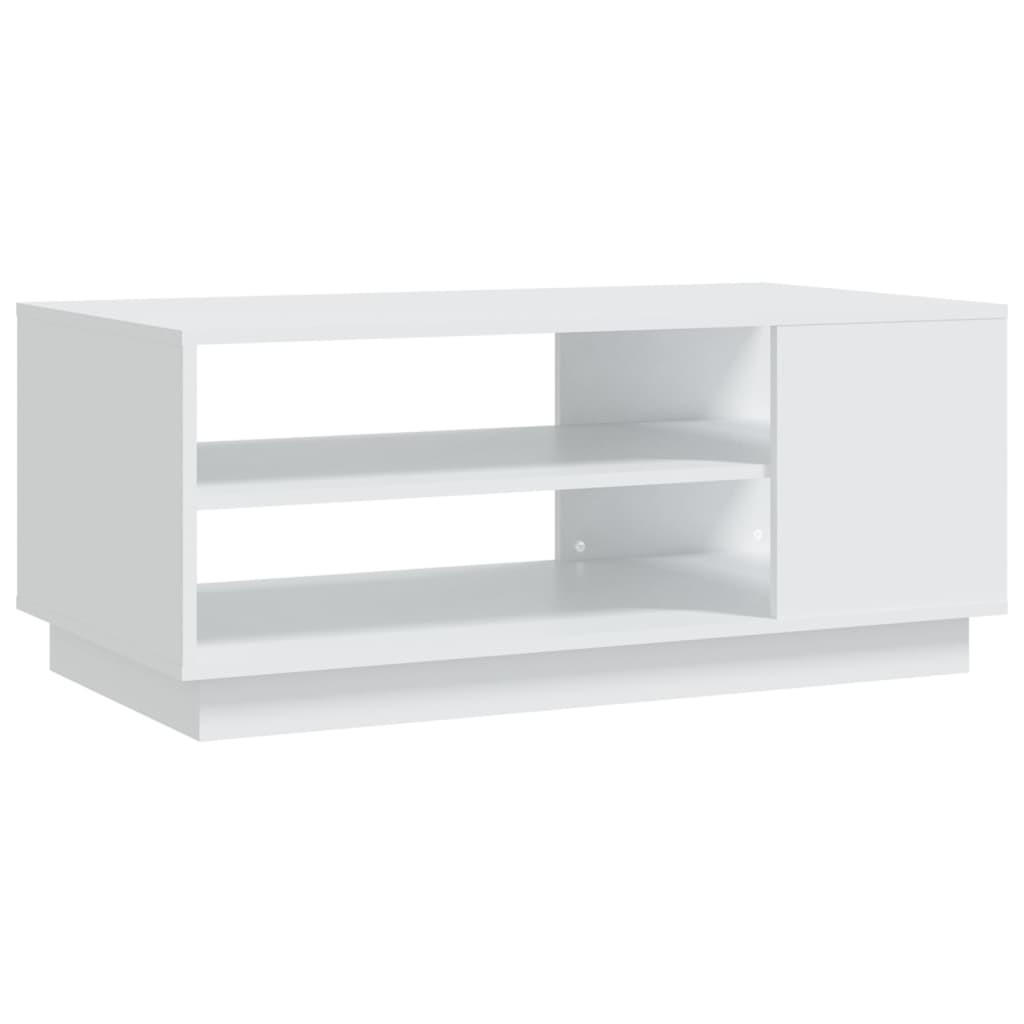 COUCHTISCH Weiß 102x55x43 cm Holzwerkstoff - Weiß, Holzwerkstoff (102/55/43cm) - furnicato