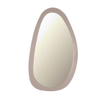 SPIEGEL Lou Beige 3/100/60 cm - Beige, Holz (100/60/3cm) - Starfurn