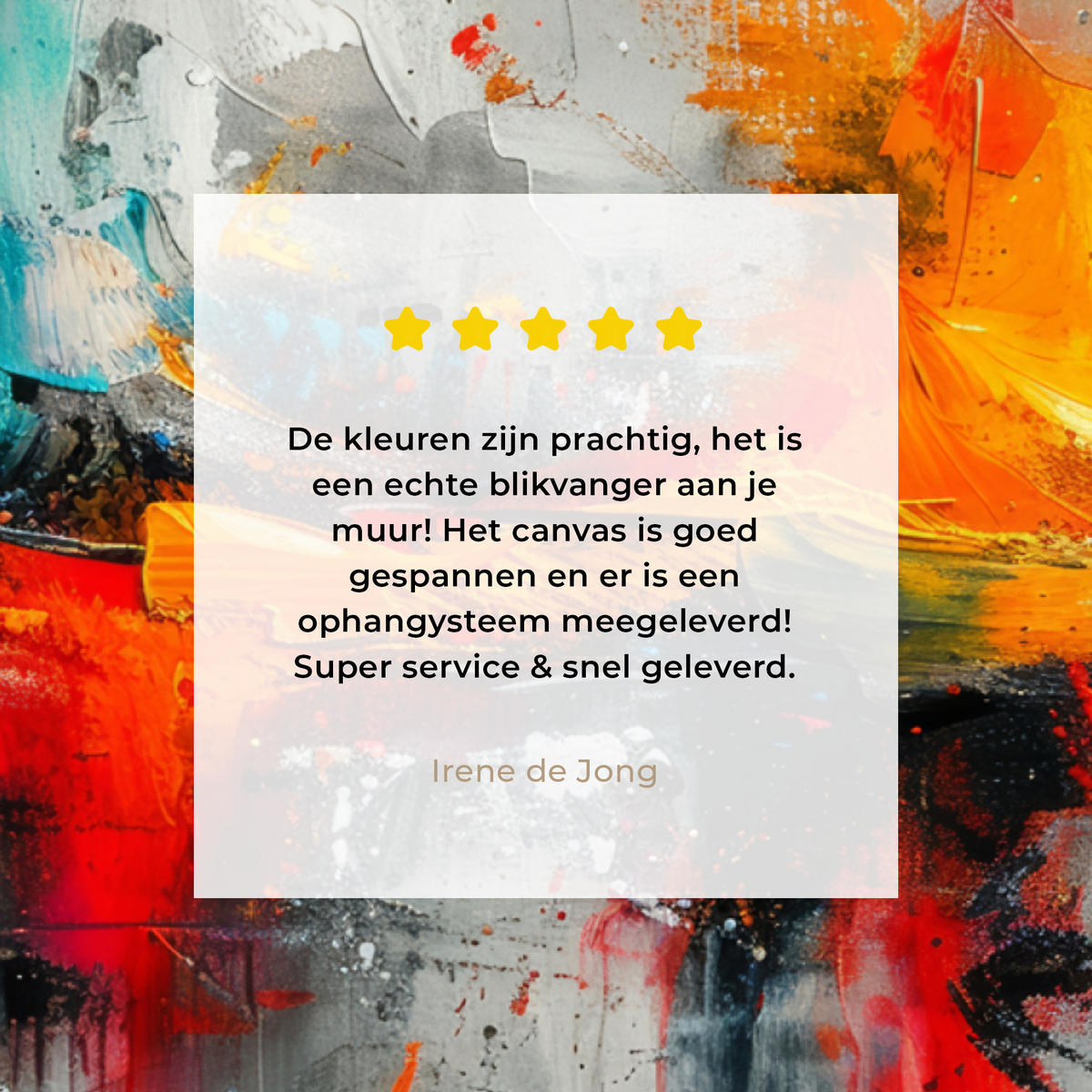 LEINWANDBILD Moderne Kunst - Orange - Grau - Abstrakt 40x30 cm - Hellgrau, Textil (40/30cm) - MuchoWow