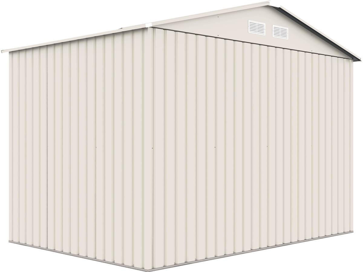 METALL-GARTENHAUS nebraska beige - Beige, Metall (277/202/191cm) - Habitat Garten