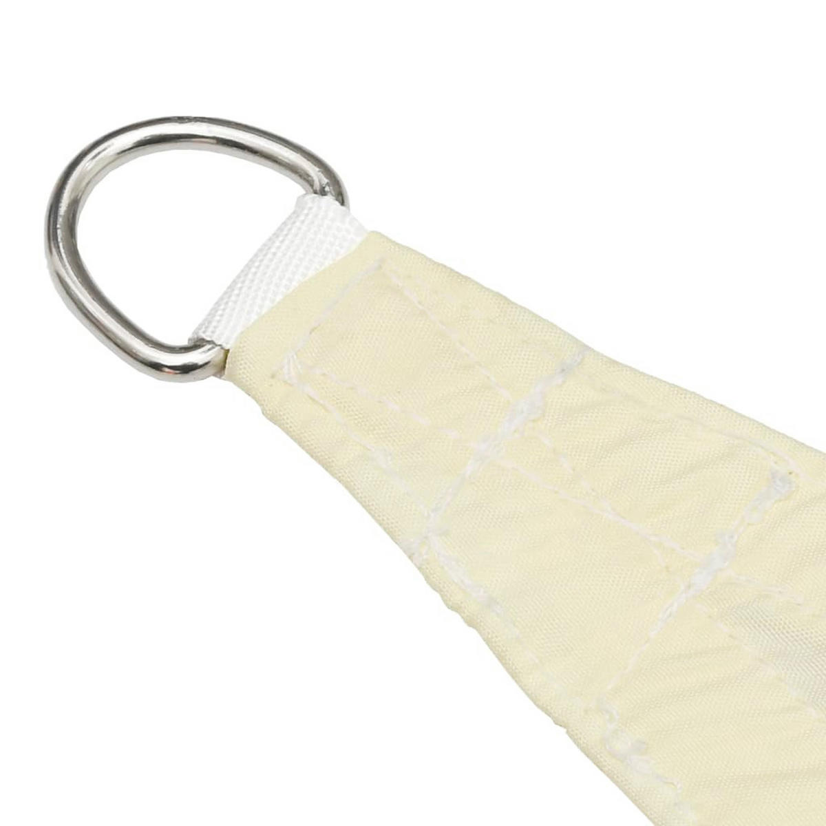 SONNENSEGEL Oxford-Gewebe Trapezförmig 2/4x3 m Cremeweiß - Creme, Textil (200/300cm) - furnicato