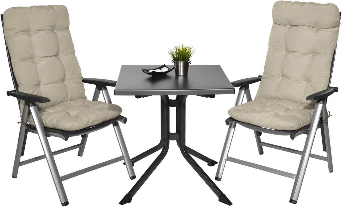 HOCHLEHNERAUFLAGE Flair HL 120/50/8cm Natur (6tlg) - Naturfarben, Textil (50/8/120cm) - Beautissu 