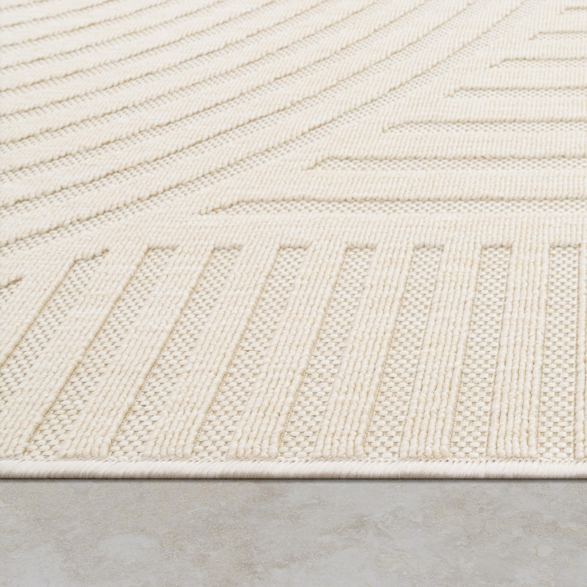 OUTDOORTEPPICH 80/150 cm Brugge 227 - Creme, Textil (80/150cm) - Paco Home