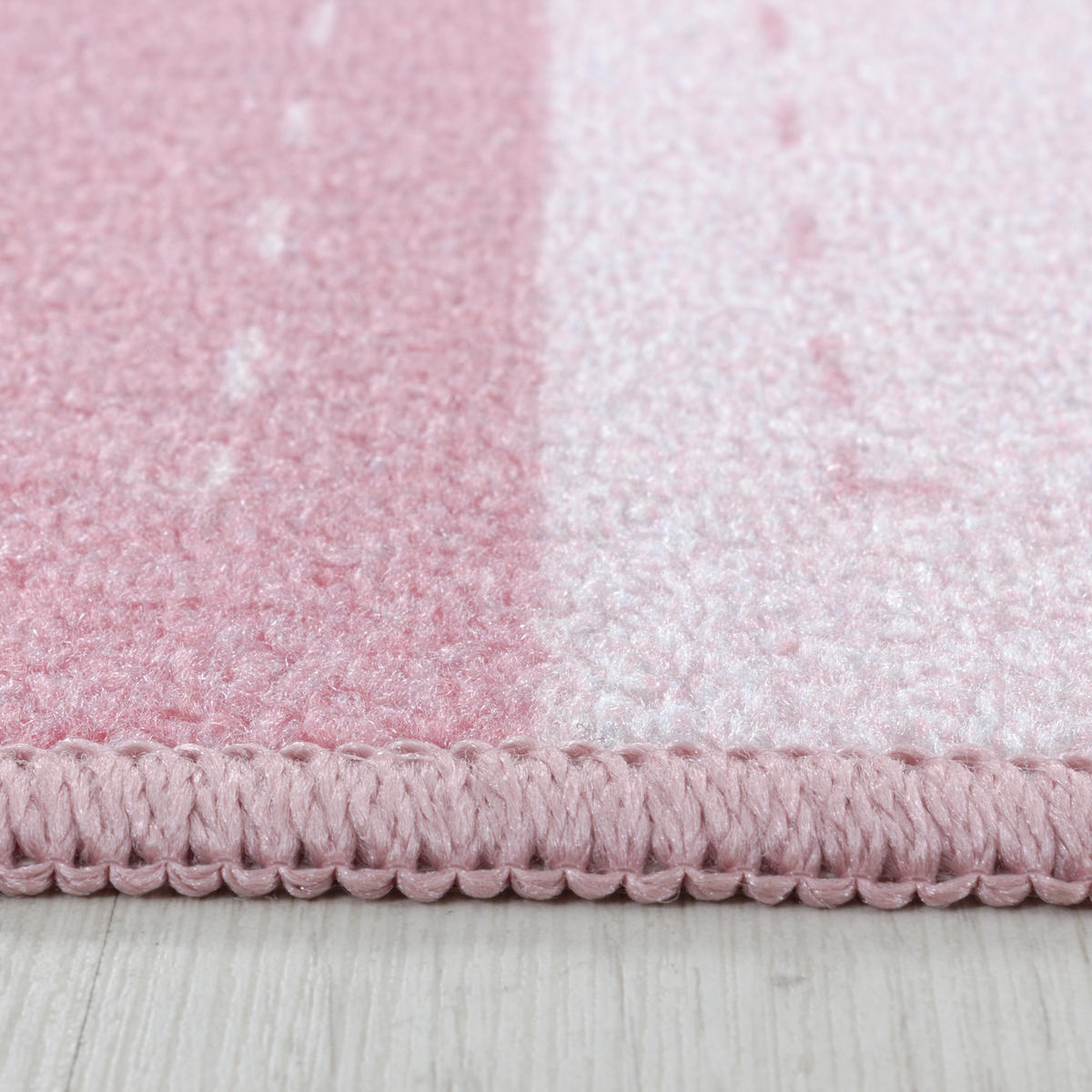 TEPPICH Kinder Flachgewebe Prinzessin-Motiv Polyamid rutschfest Spielzimmer Pink Rechteckig 100x150 - Rosa, Textil (100/150cm) - KADIMA DESIGN