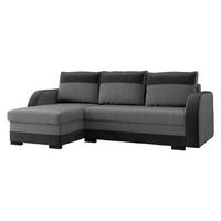 COLTAR Jozef - gri închis/negru, material textil/lemn (230/140cm) - MIRJAN24
