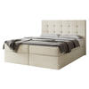 BOXBETT Luanda Boucle - H3 - Creme, Holzwerkstoff/Textil (140/200cm) - MIRJAN24