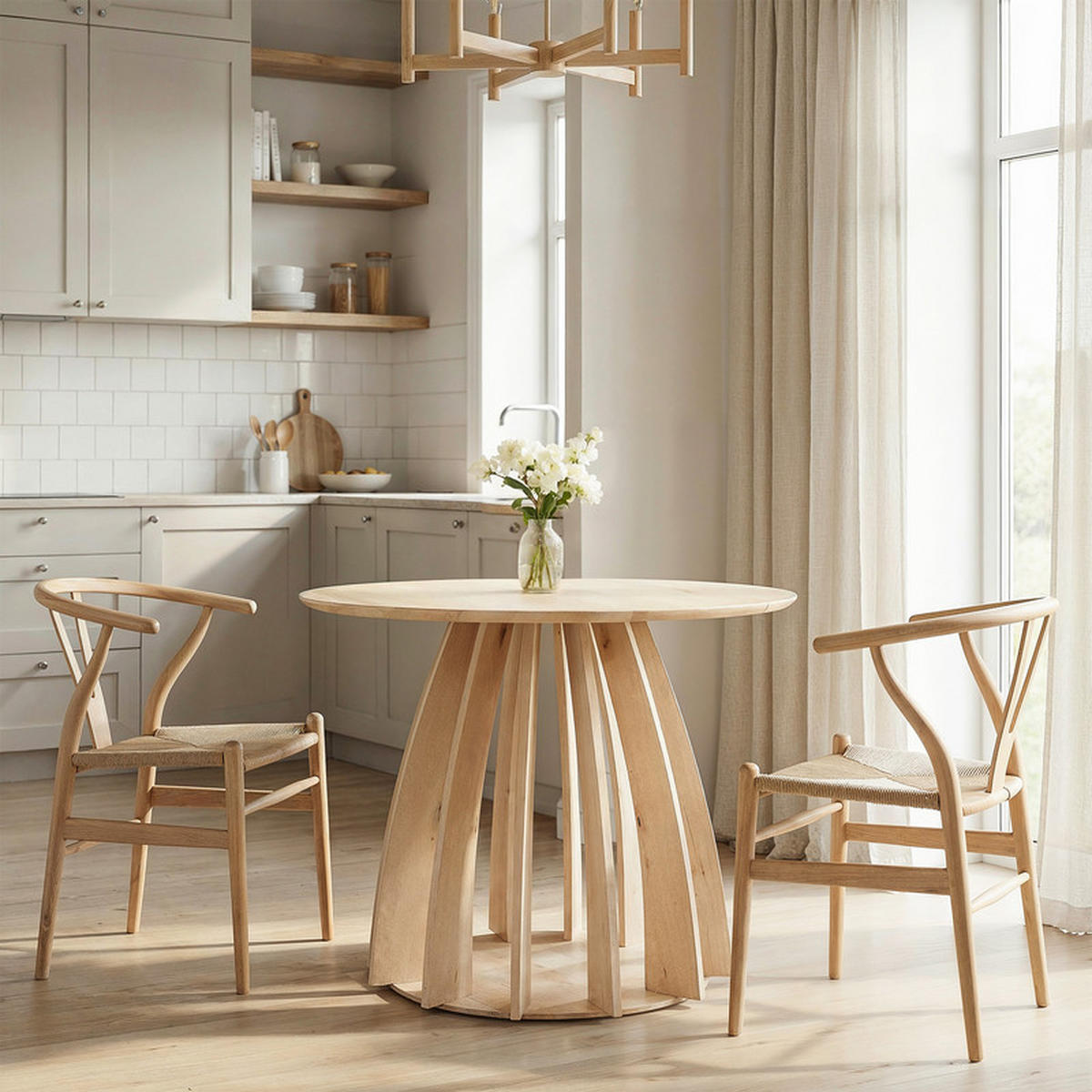 ESSTISCH VENO 100/76 cm Scandic-Buche - Buchefarben, Holzwerkstoff (100/100/76cm) - Idohome