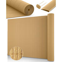 SICHTSCHUTZZAUN SolVision P12 80x500cm PVC Bambus - Naturfarben, Kunststoff (500cm) - Sol Royal