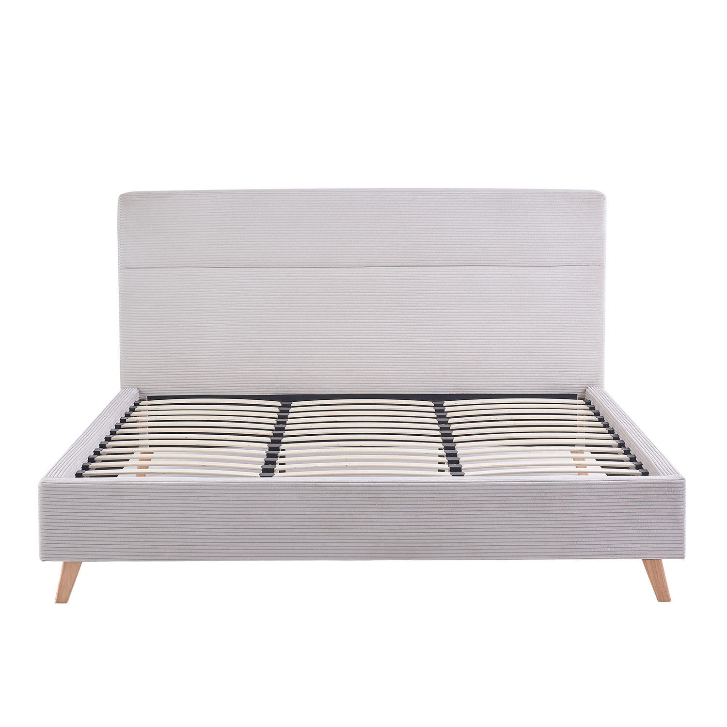 BETT FINN, 180/200/118 cm Grau - Grau, Holz/Holzwerkstoff (200/180cm) - B&D Home