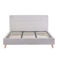 BETT FINN, 180/200/118 cm Grau - Grau, Holz/Holzwerkstoff (200/180cm) - B&D Home