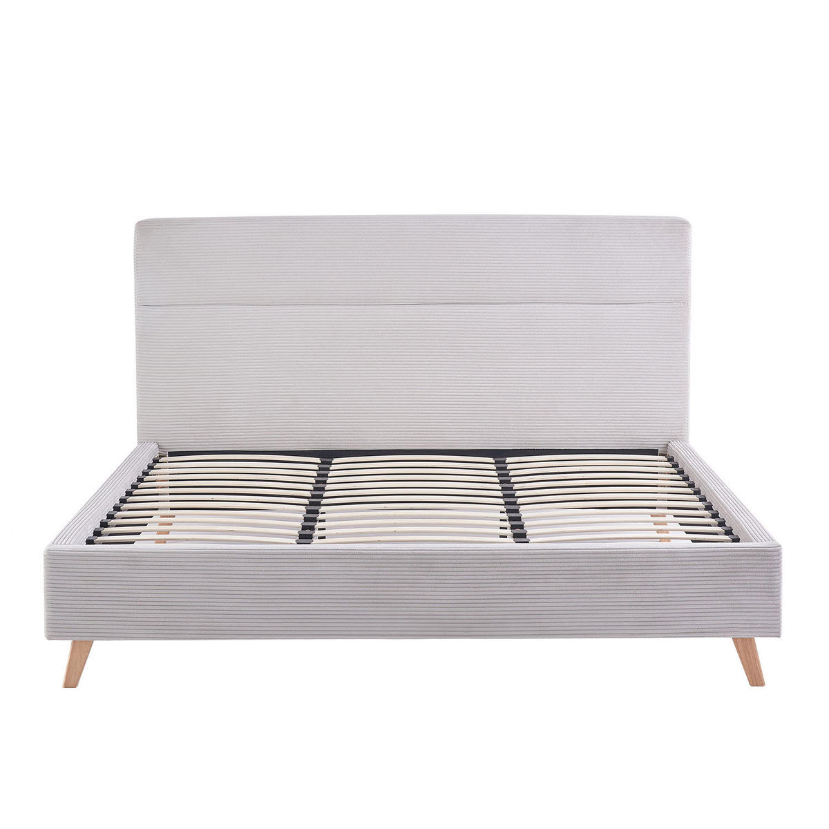 BETT FINN, 180/200/118 cm Grau - Grau, Holz/Holzwerkstoff (200/180cm) - B&D Home