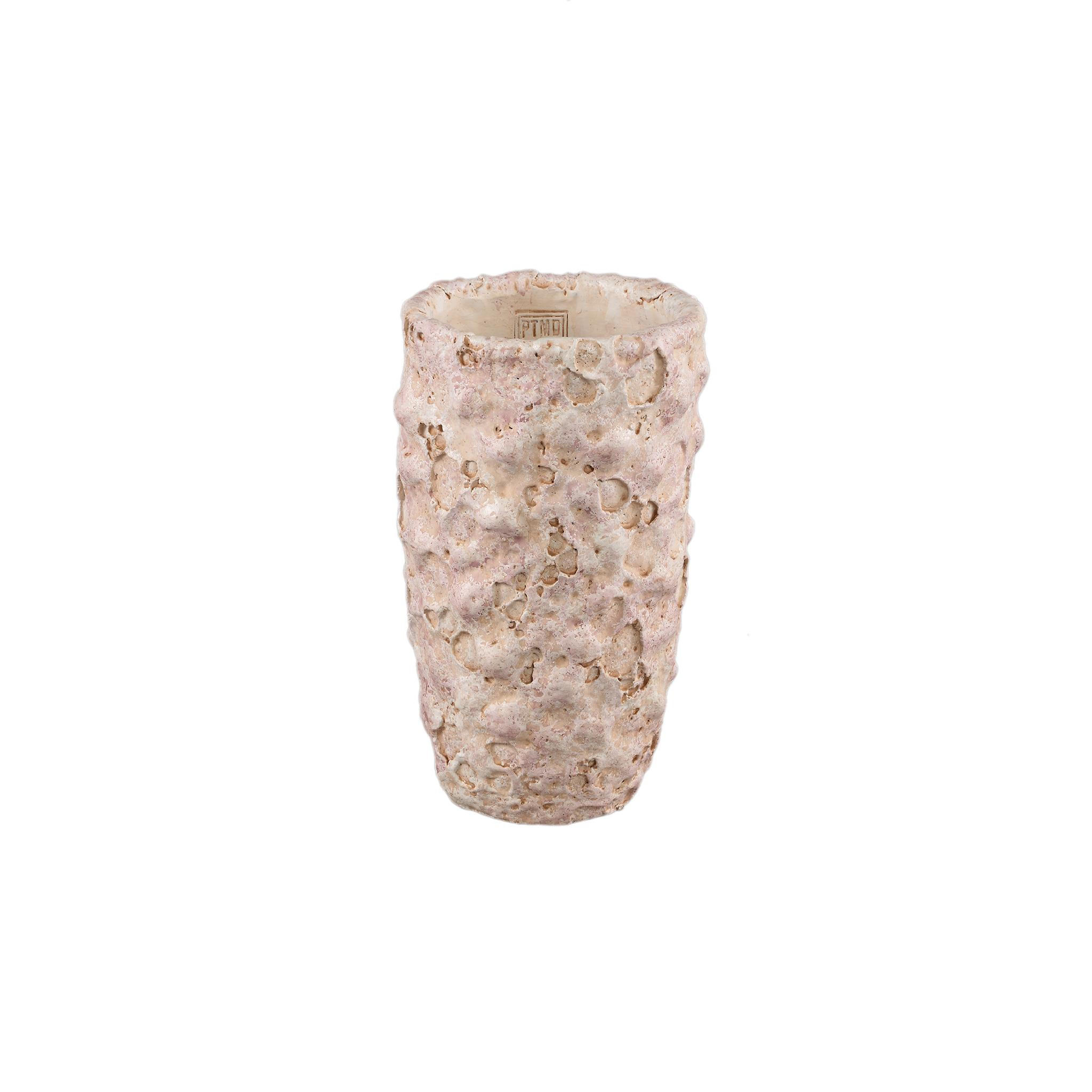 TOPF Romas Rosa 18/18/30cm - Pink, Stein (30cm) - PTMD Collection