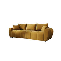 SOFA MOLISA mit Schlaffunktion ITAKA 33 mit Stauraum - Goldfarben, Textil (86/82/246cm) - Bedante
