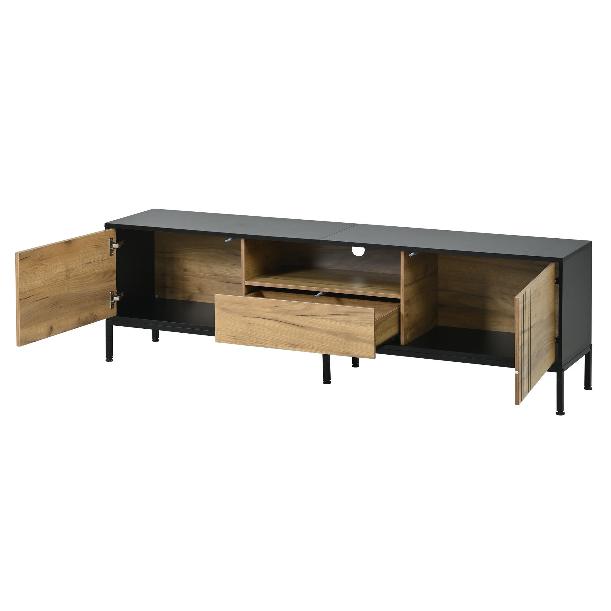 COMODĂ TV 170x35x50cm 2 Uși 1 Sertar