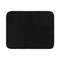 MIKROFASERMATTE Geschirr 39/50 cm - Schwarz, Textil (39/50cm)
