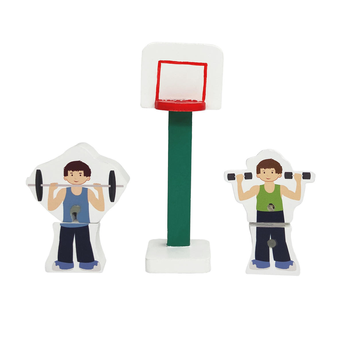 FEUERWACHE Spielset, Rot, 59cm - Rot, Holz (38/59/38cm) - Teamson Kids