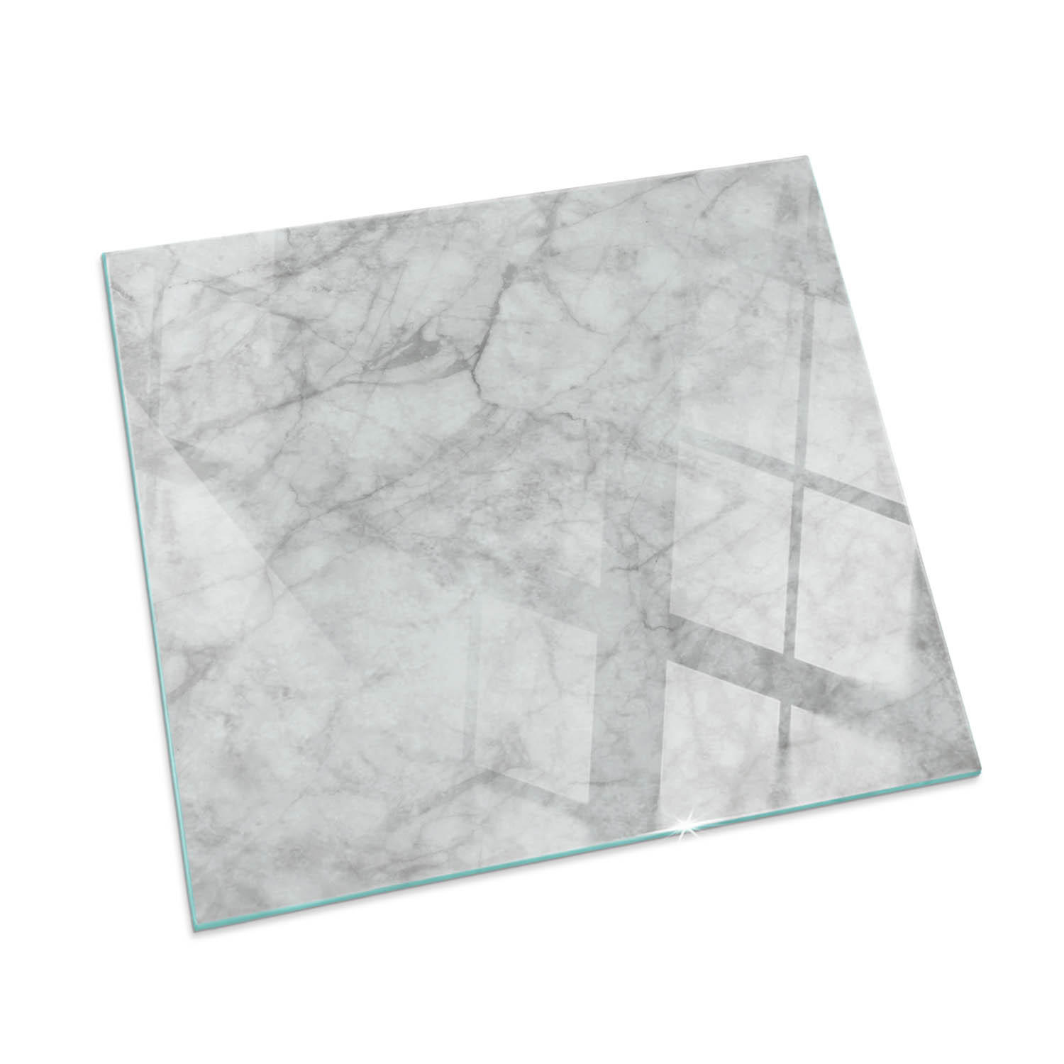 ArtPrintCave Glasplatte Grau 60x60x0.4 cm