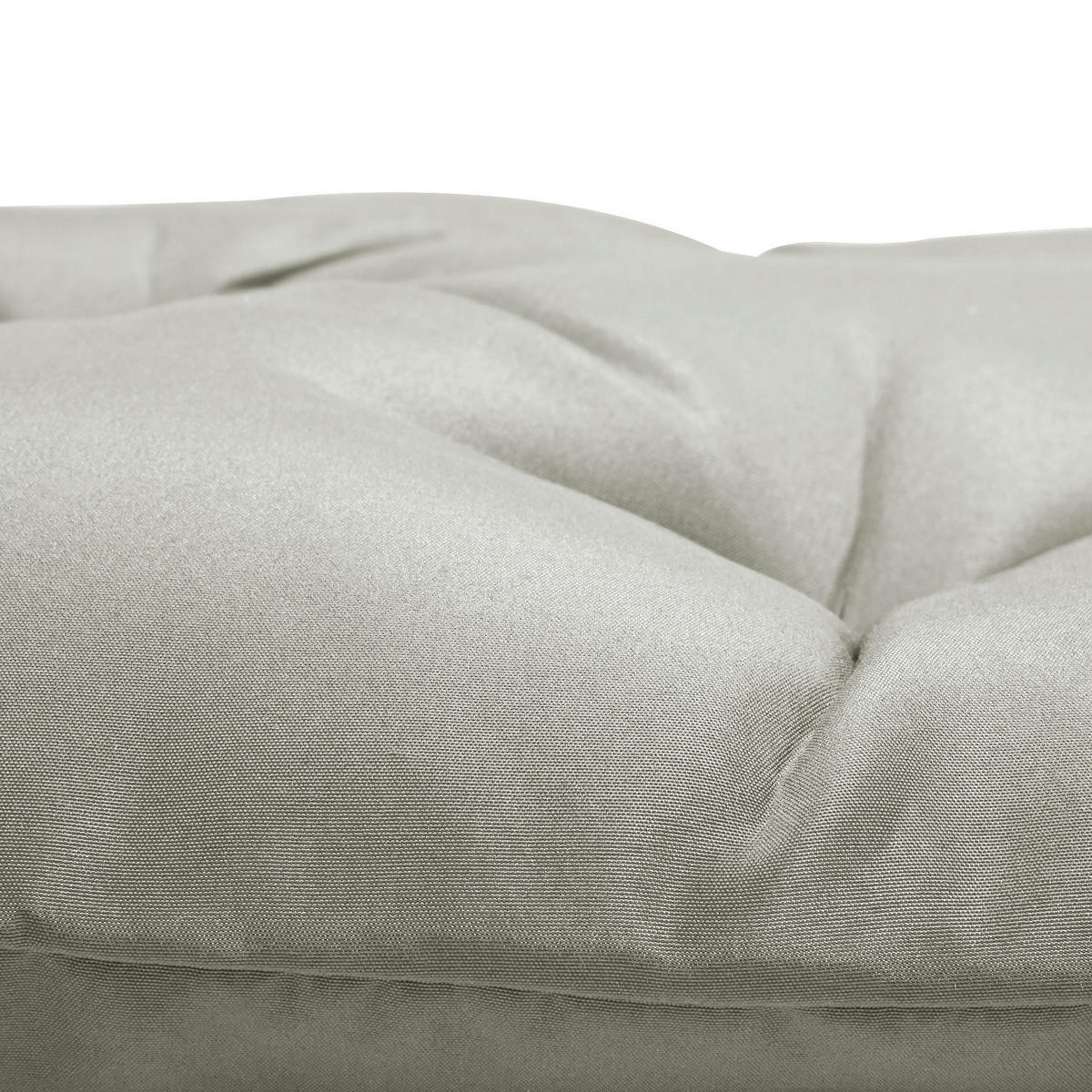 2ER-SET Sitzkissen, 98 x 50 cm Stuhlkissen mit Bindebänder, Stoffbezug 8cm dick - Hellgrau, Textil (50/8/98cm) - Outsunny