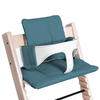 KINDERSTUHLPOLSTER Hochstuhl Sitzkissen Set für Stokke Tripp Trapp - Türkis, Textil (27/7/38cm) - Hoppediz