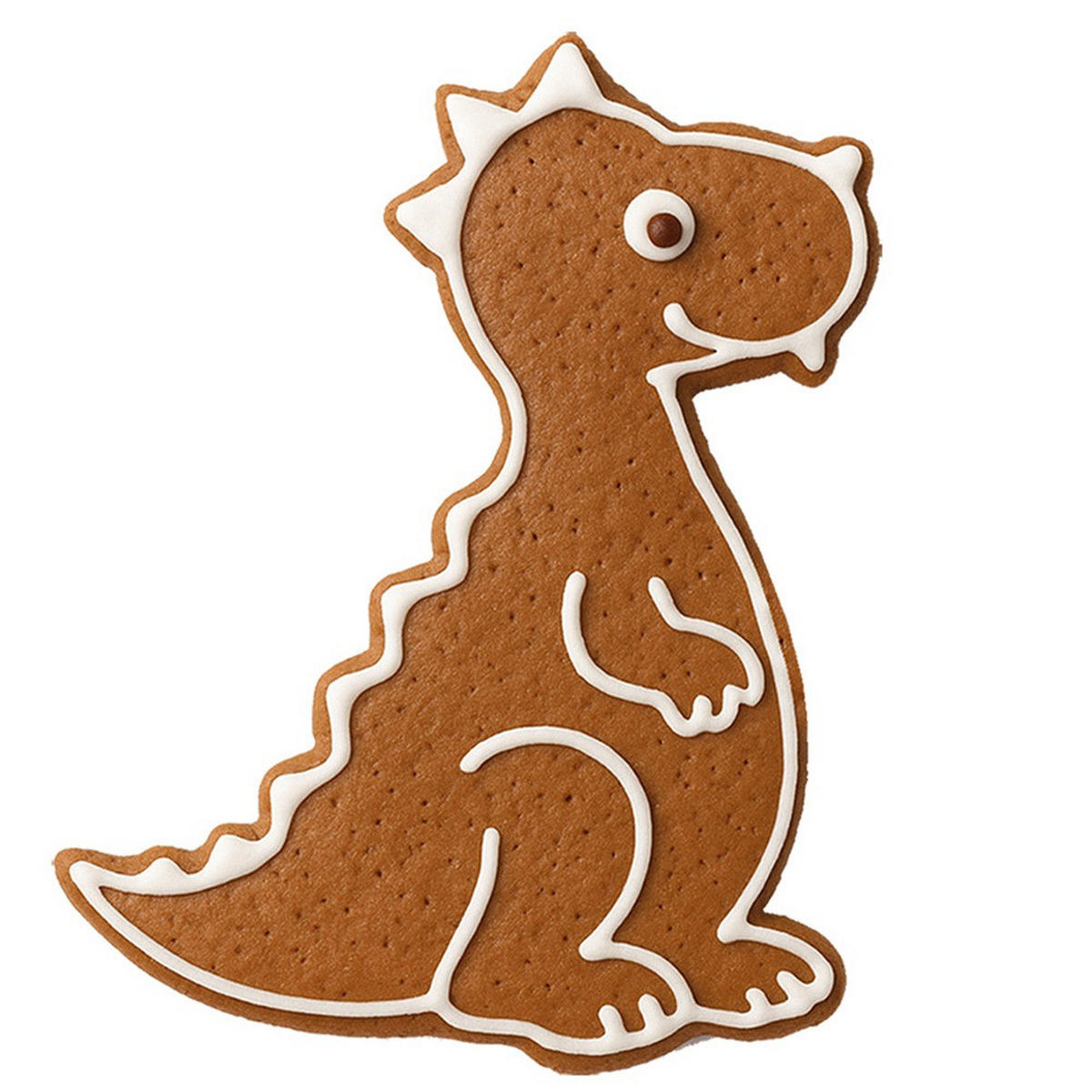 AUSSTECHFORM Dinosaurier 6,5 cm Silber - Silberfarben, Metall (4.3/1.5/7cm) - Orion 