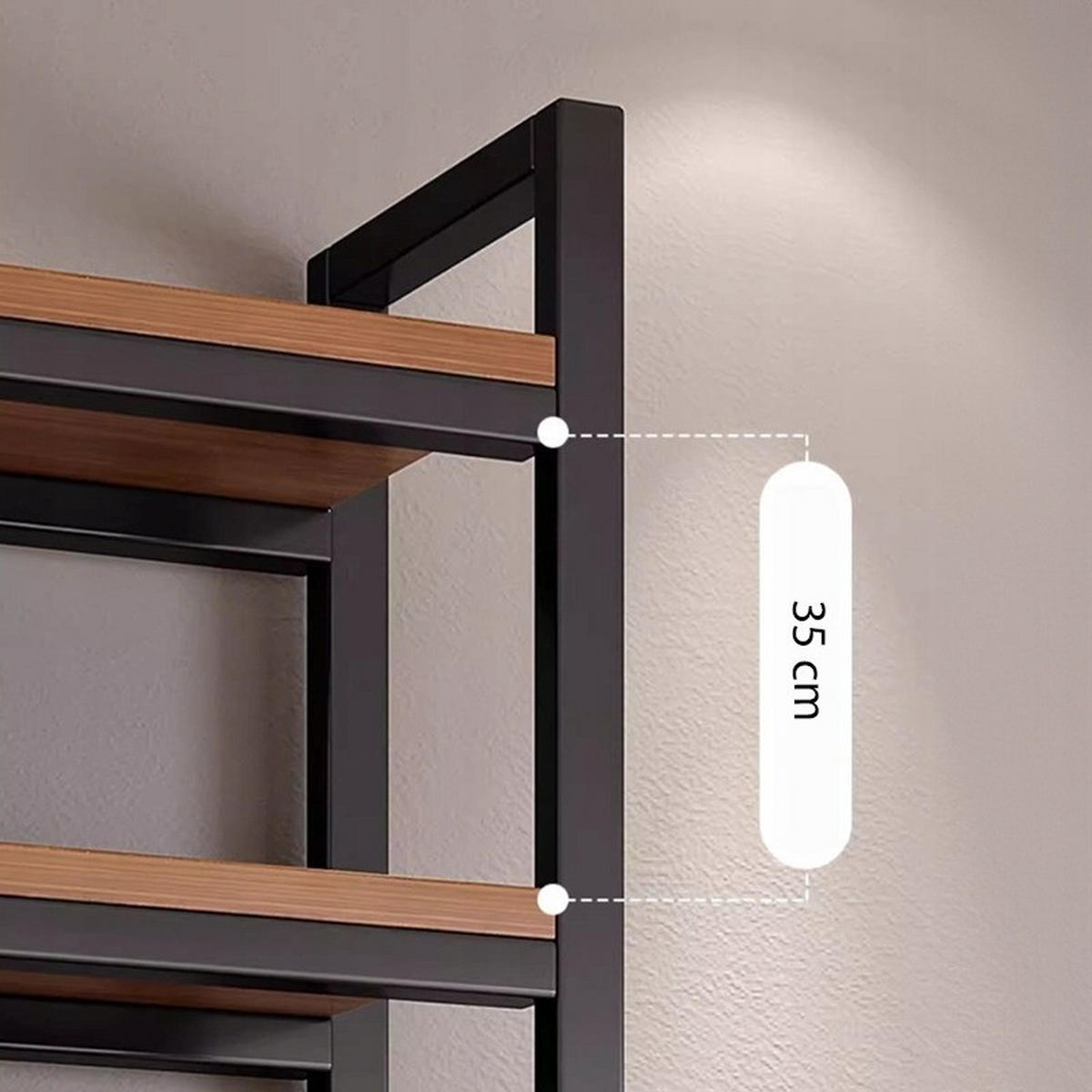 BÜCHERREGAL, braun80/30/190cm - Braun, Holzwerkstoff (80/190/30cm)