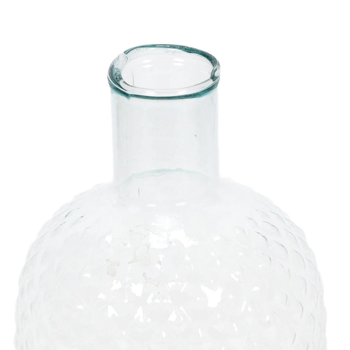 BLUMENVASE aus recyceltem Glas 12/12/23 cm - Transparent, Glas (23cm) - Home Styling Collection