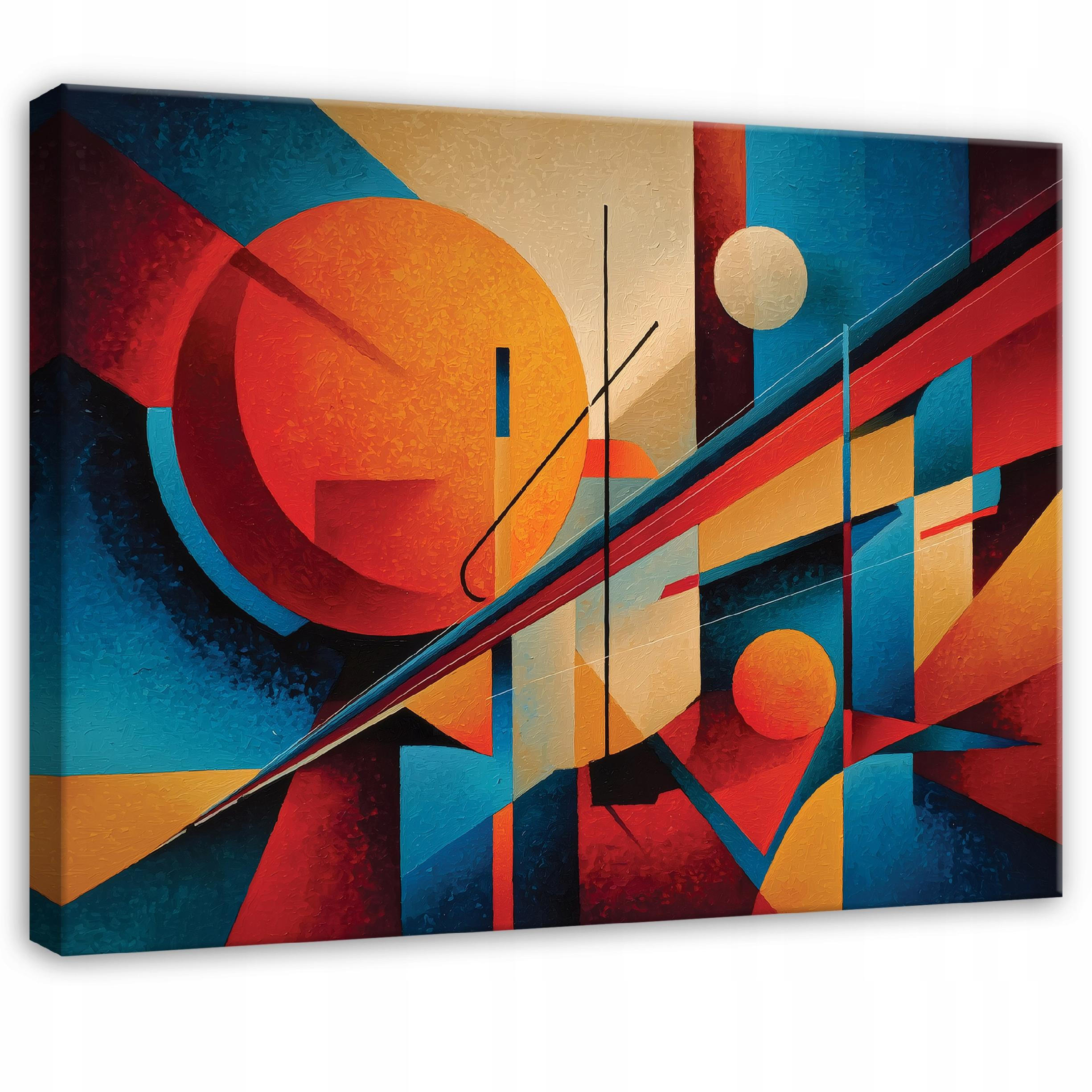 BILDER Abstrakt Pop Art Bunt 60x40 - Multicolor, Holzwerkstoff (60/40cm) - Wallarena