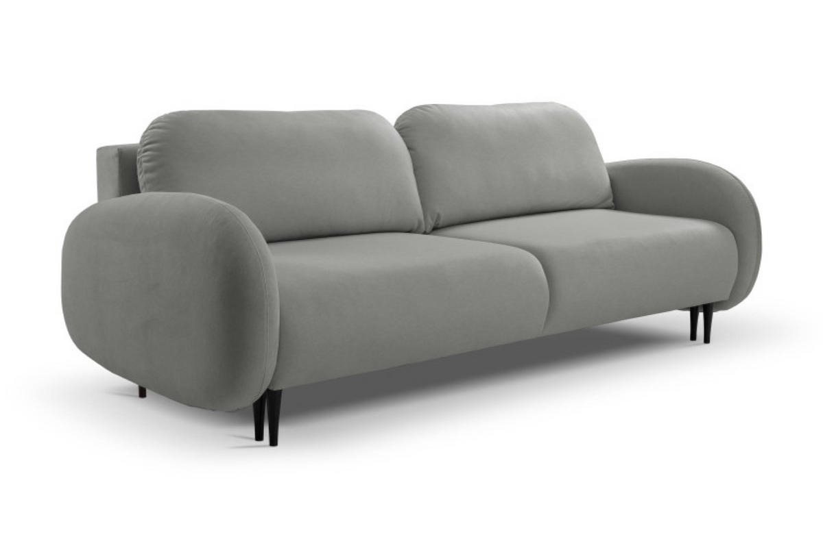 SOFA Grafit SOFTI Mit Schlaffunktion - Graphitfarben, Textil (232/95/109cm) - Sepro Meble