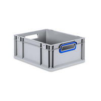 EUROBOX Nextgen Color 17x30x40cm 16 Liter Griffe Blau Offen - Blau, Kunststoff (30/17/40cm) - PROREGAL
