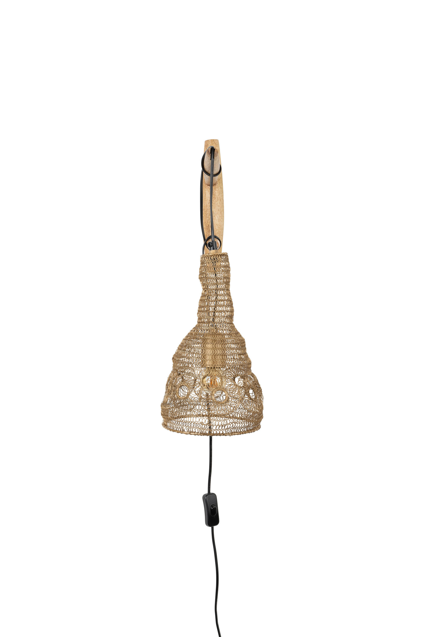 Novel Wandleuchte Gold 17x47x18 cm