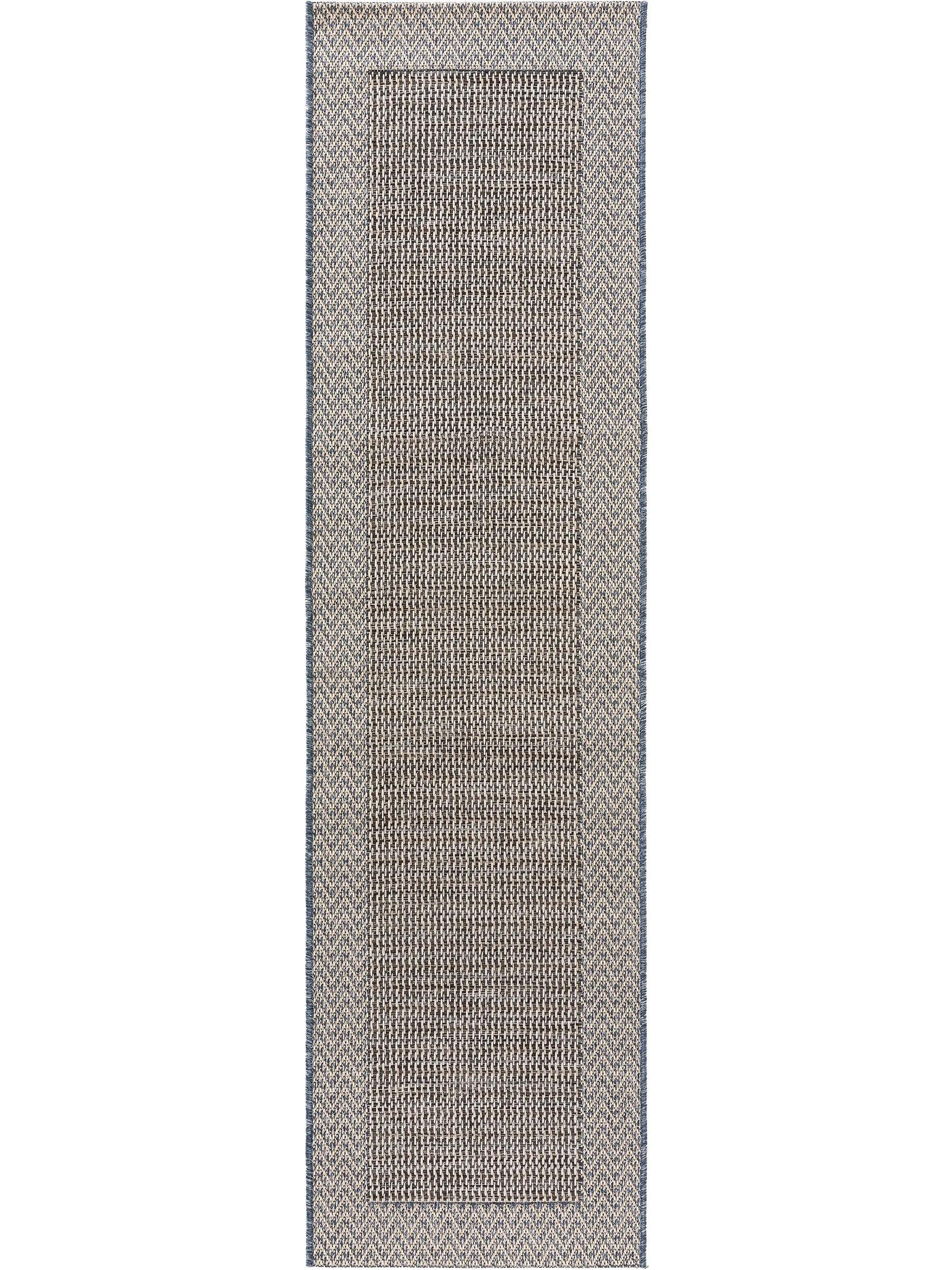 TEKAŠKI prt River bež/moder 67x240 cm za notranjo in zunanjo uporabo - bež, umetna masa/tekstil (67/240cm) - benuta Nest