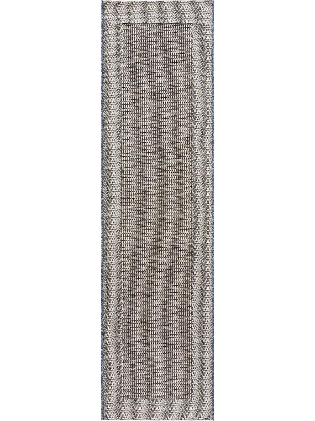 TEKAŠKI prt River bež/moder 67x240 cm za notranjo in zunanjo uporabo - bež, umetna masa/tekstil (67/240cm) - benuta Nest