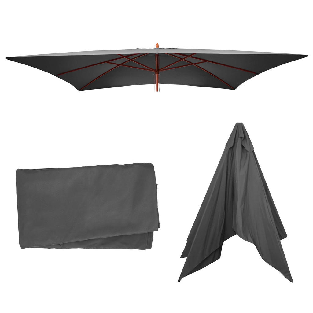 Thumbnail - MCW Ersatz-Bezug, Anthrazit, Textil, 390x290 cm, Sonnenschutz, Sonnenschirme