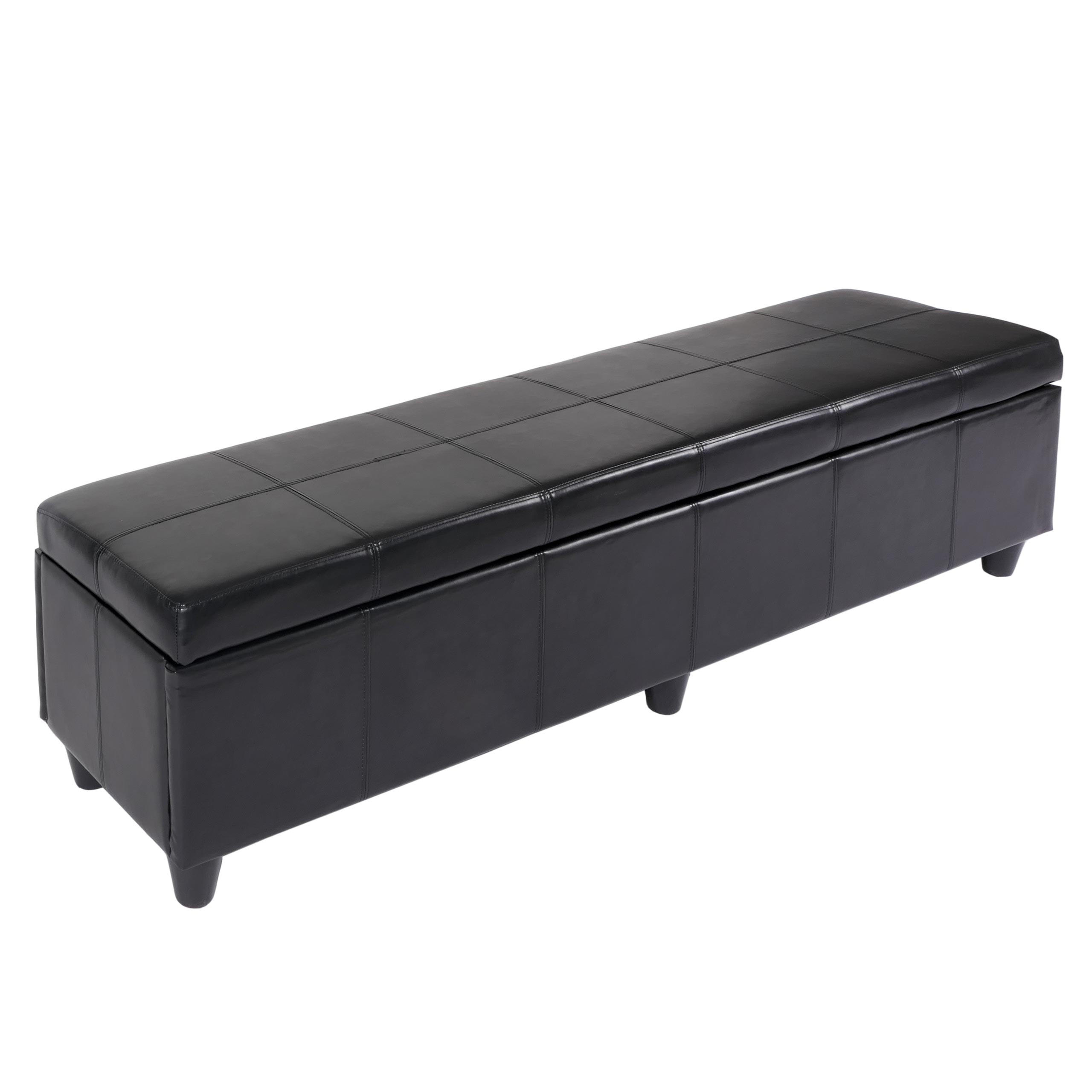 AUFBEWAHRUNGS-TRUHE XXL Schwarz - Schwarz, Textil (180/45/45cm) - MCW